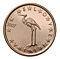 Storch als Erinnerung an die frühere 20 Tolar Münze