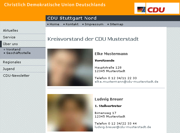 CDU verschwommen (Juli 2004)